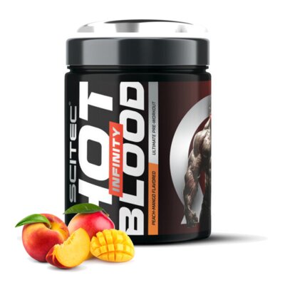 Przedtreningówka SCITEC NUTRITION Hot Blood Infinity Brzoskwinia-mango (350 g)