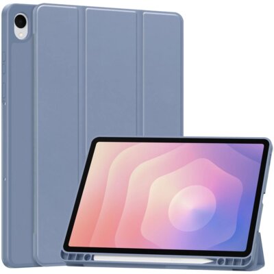 Etui na Galaxy Tab S11 BIZON Case Tab Lizard Lawendowy
