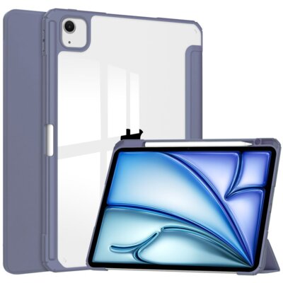 Etui na iPad Air 13 cali BIZON Tab Clear Matt Lawendowy