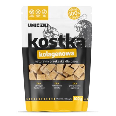 Przysmak dla psa UNISZKI Kostka kolagenowa 100 g