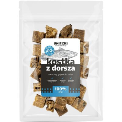 Gryzak dla psa UNISZKI Kostka z dorsza 100 g