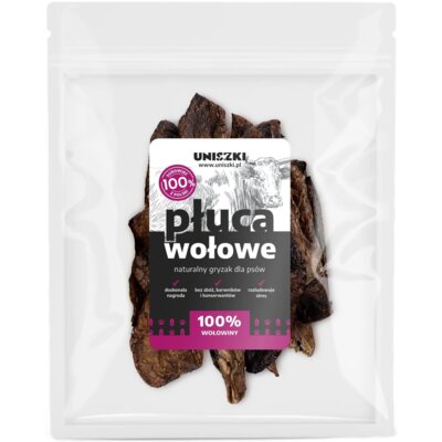Gryzak dla psa UNISZKI Płuca wołowe 200 g
