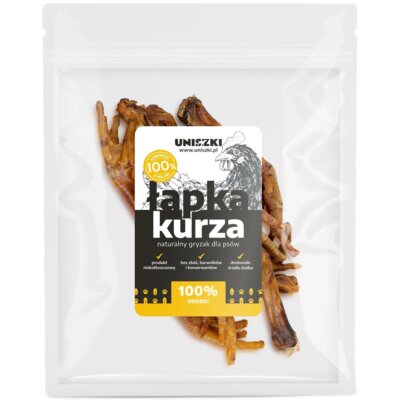 Gryzak dla psa UNISZKI Łapka kurza (20 szt.)