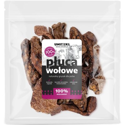 Gryzak dla psa UNISZKI Płuca wołowe 100g