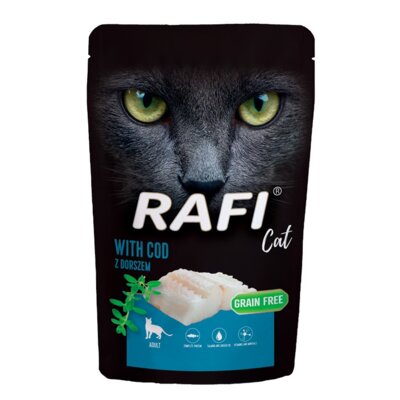 Karma dla kota RAFI Cat Adult z dorszem 100 g