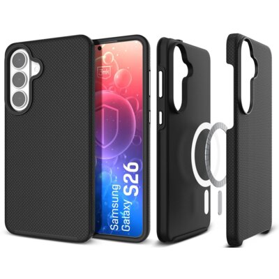 Etui 3MK Hardy Shockproof MagCase do Samsung Galaxy S26 FE Czarny