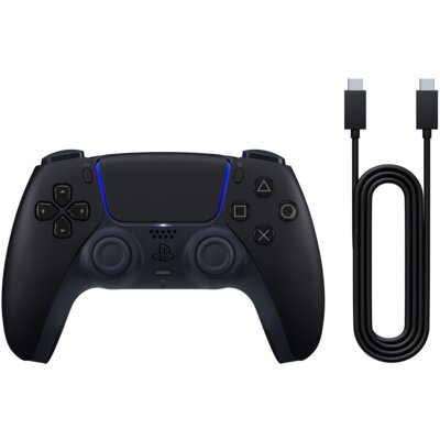 Kontroler SONY DualSense Nocna Czerń + Kabel USB-C - USB-C