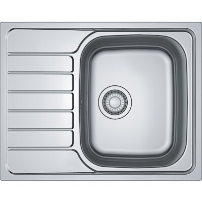 Zlewozmywak jednokomorowy z ociekaczem FRANKE Smart SKN 611-63 101.0607.953 Stalowy 50x63.5