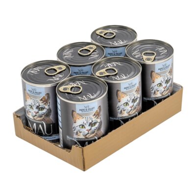 Karma dla kota MAU Pasztet i Filet Jeleń z jagodami kamczackimi 6 x 400 g