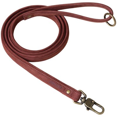 Smycz PELUVIO Regent M (170 x 2 cm) Brązowy