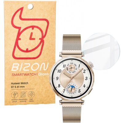 Szkło hartowane BIZON Glass Watch Clear do Huawei Watch GT 5 (41mm)
