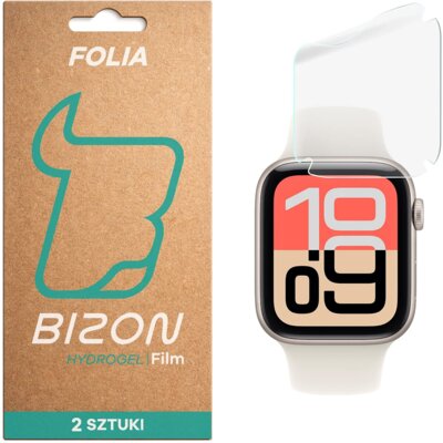 Folia hydrożelowa BIZON Watch Film HydroGel do Apple Watch 4/5/6/SE 1/2/3 40 mm (2 szt.)