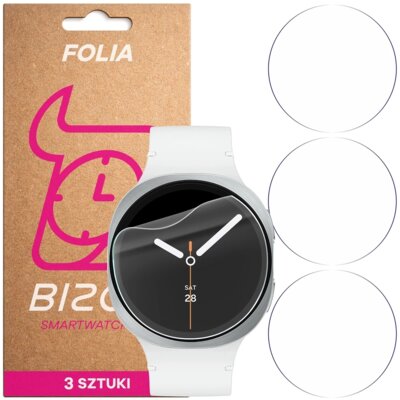 Folia hydrożelowa BIZON Watch Film HydroFlex do Samsung Galaxy Watch 4/5/6/7/8/FE 40 mm (3 szt.)