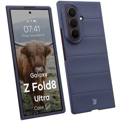Etui BIZON Tur do Samsung Galaxy Z Fold 8 Ultra Granatowy