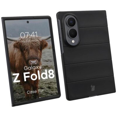 Etui BIZON Case Tur do Samsung Galaxy Z Fold 8 Czarny