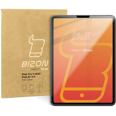 Szkło hartowane BIZON Glass Tab Clear Duo do Apple iPad Pro 11 4/3/2/1 gen., iPad Air 6/5/4 gen. (2 szt.)