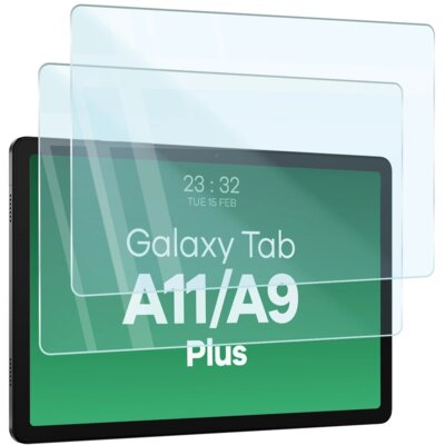 Szkło hartowane BIZON Glass Tab Clear Duo do Samsung Galaxy Tab A11 Plus / A9 Plus (2 szt.)