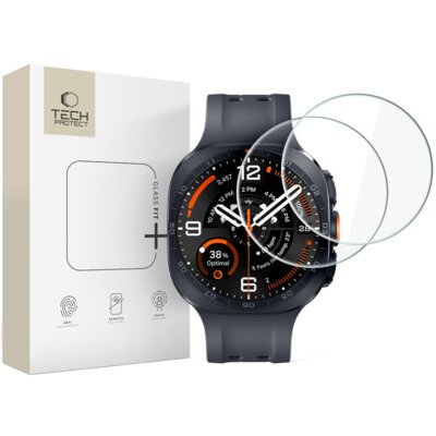Szkło hartowane TECH-PROTECT Glass Fit+ do Samsung Galaxy Watch Ultra 2 47 mm (2 szt.)