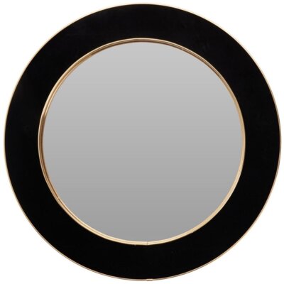 Lustro ścienne TRENDS4YOU średnica 60 cm Czarny