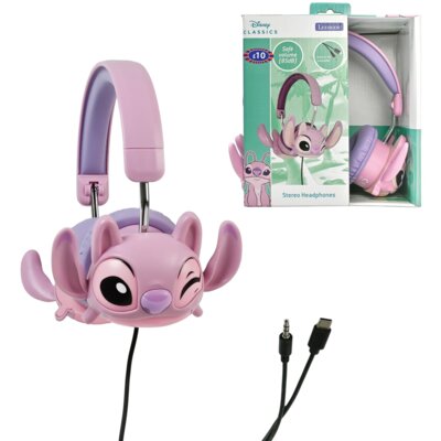 Zabawka słuchawki nauszne LEXIBOOK Disney Stitch Angel HP015D1