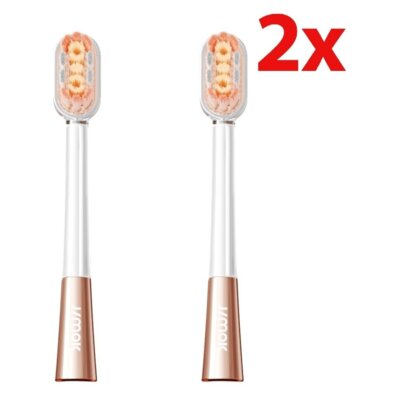 Oryginalna końcówka do szczoteczek JIMOK J7/7 Pro Mirror Pink (2 szt.)