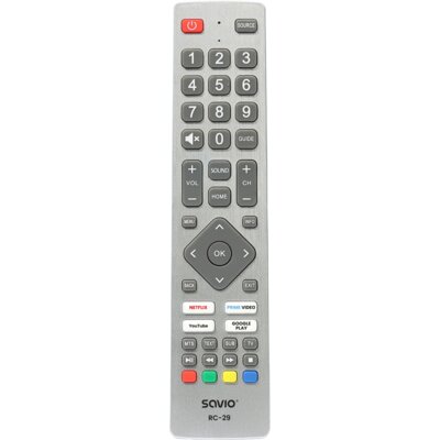 Pilot uniwersalny SAVIO RC-29 do Sharp Smart TV