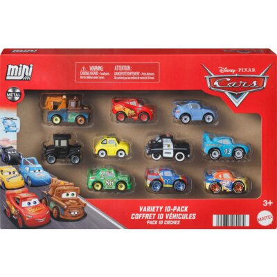 Zestaw pojazdów MATTEL Disney Pixar Cars Auta Mikroauta JBH06 (10 szt.)