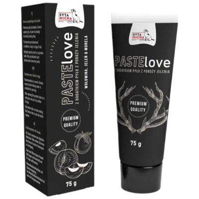 Przysmak dla psa SYTA MICHA PasteLOVE Pasta Wołowina z jeleniem i morelą 75 g