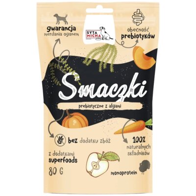 Przysmak dla psa SYTA MICHA Smaczki prebiotyczne (GI²D Complex) z algami 80 g