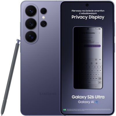 Smartfon SAMSUNG Galaxy S26 Ultra 5G 12/256GB 6.9" 120Hz Fioletowy SM-S948