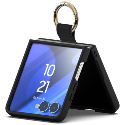 Etui MERCURY Gold Ring Hard Case do Samsung Galaxy Z Flip 8 Czarny