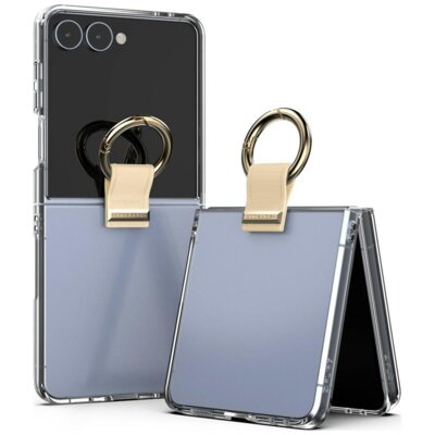 Etui MERCURY Golden Bell Clear Case do Samsung Galaxy Z Flip 8 Beżowy