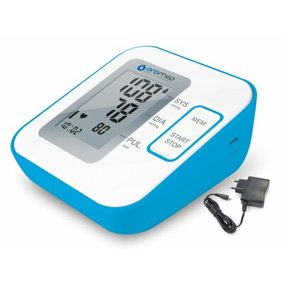 Ciśnieniomierz elektroniczny naramienny USB OROMED ORO-N3 COMPACT Biało-niebieski + Zasilacz