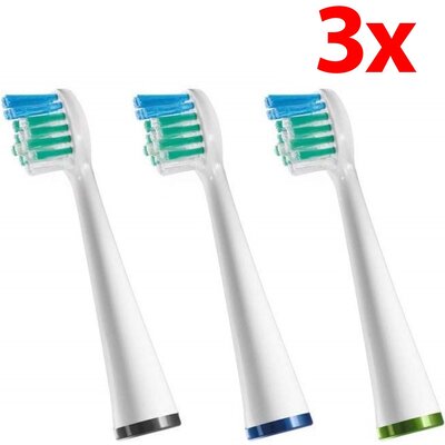 Oryginalna końcówka szczoteczki WATERPIK Sensonic Compact Mini Brush Heads SRSB-3 (3 sztuki) (Delikatne włosie)