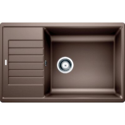 Zlewozmywak jednokomorowy z ociekaczem BLANCO Zia XL 6 S Compact 523282 Kawowy 50 x 78