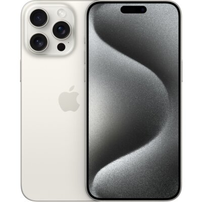Smartfon APPLE iPhone 15 Pro Max (odnowiony, nieaktywowany) 5G 256GB 6.7" 120Hz Tytan Biały (CPO) 2x eSIM