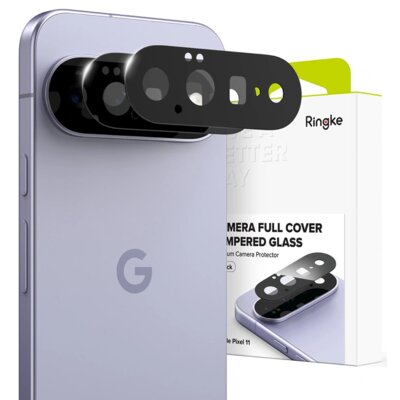Nakładka na obiektyw RINGKE Camera Full Cover do Google Pixel 11 Czarny (2 szt.)