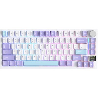 Klawiatura ATTACK SHARK X820 Ultra Biało-lawendowy