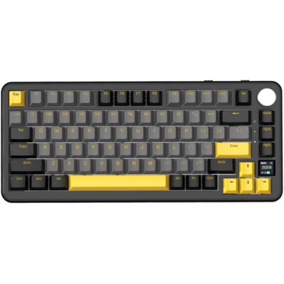 Klawiatura ATTACK SHARK X85 Pro Czarno-szaro-żółty