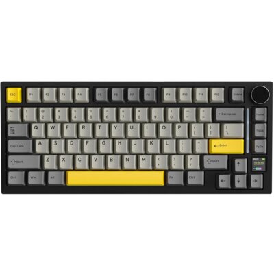 Klawiatura ATTACK SHARK X820 Ultra Czarno-szaro-żółty