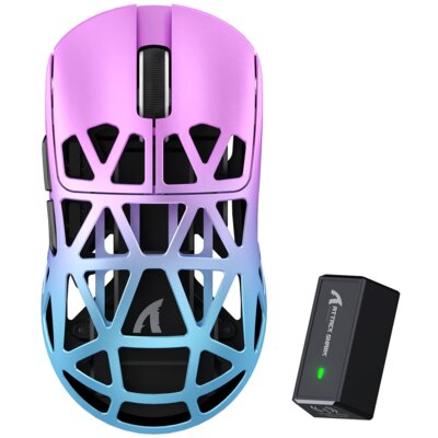 Mysz ATTACK SHARK R2 Fioletowo-niebieski