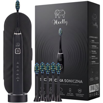 Szczoteczka soniczna HEELLY SBL-01 Czarny