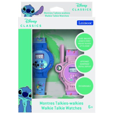 Zabawka zegareki z krótkofalówką LEXIBOOK Disney Stitch DMWTW1D