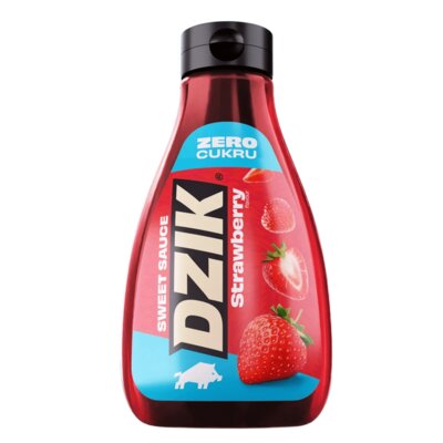 Sos WK DZIK Zero cukru Truskawkowy (425 ml)