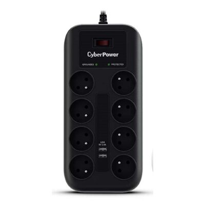 Listwa CYBERPOWER P0820SUF0-FR (1.8 m) Czarny