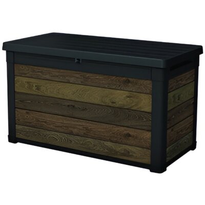 Skrzynia ogrodowa KETER Signature Deco 380L Brązowo-szary