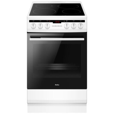 Kuchnia AMICA 57IE3.323PAHTADP(W) Termoobieg Drabinki Prowadnice teleskopowe Pizza 300˚C