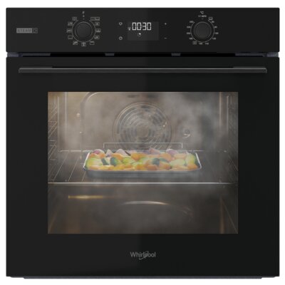 Piekarnik WHIRLPOOL OMSK58CU1SB Elektryczny parowy Czarny A+