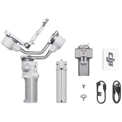 Gimbal DJI RS 4 MINI składana konstrukcja, moduł inteligentnego śledzenia, możliwość nagrywania w pionie