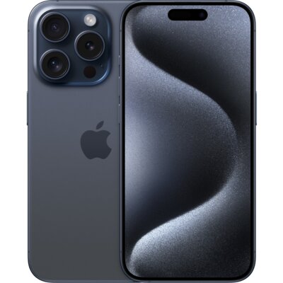 Smartfon APPLE iPhone 15 Pro (odnowiony, nieaktywowany) 5G 128GB 6.1" 120Hz Tytan błękitny (CPO) 2x eSIM